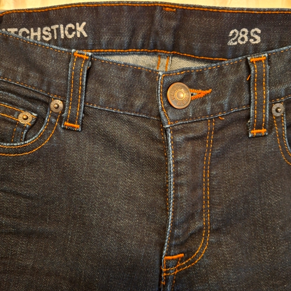 J Crew Matchstick dark wash jeans 28S Women's Bootcut